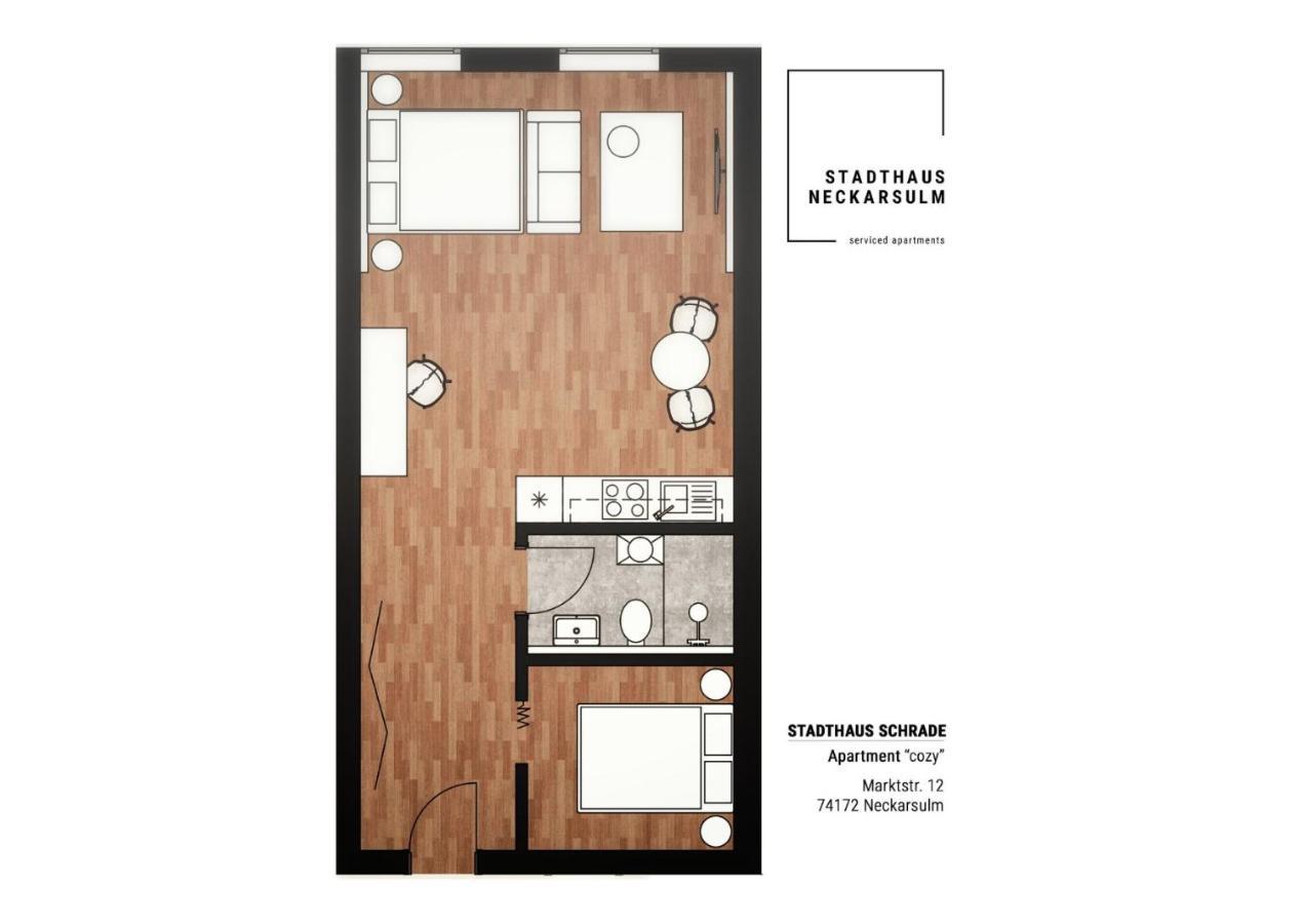 Stadthaus Neckarsulm Serviced Apartments - Stadthaus Schrade Kültér fotó